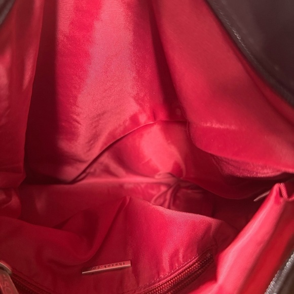 NWOT The Sak Black Red Tan Cream 4-Square Crochet Purse Shoulder Bag - Picture 9 of 9